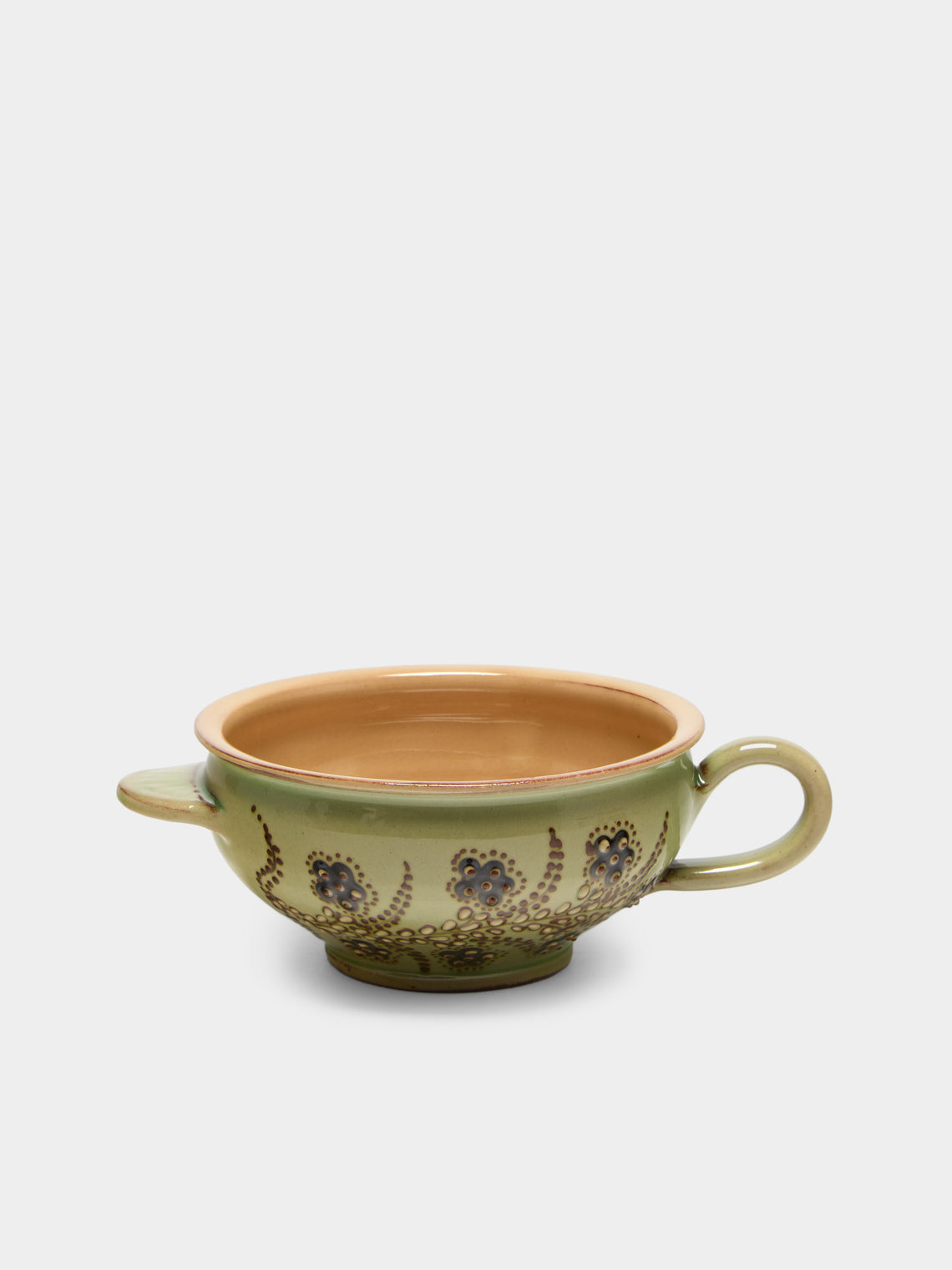 Poterie d’Évires - Flowers Hand-Painted Ceramic Mini Soup Bowls (Set of 6) - Multiple - ABASK