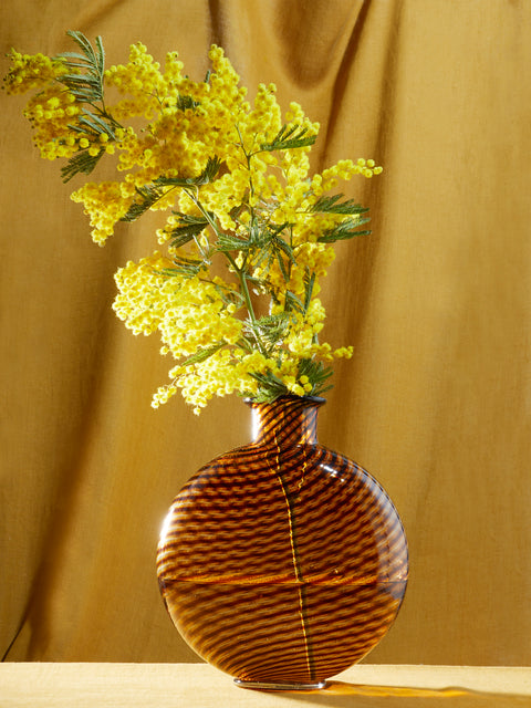 Antique and Vintage - 1960s Ercole Barovier Spira Murano Glass Vase -  - ABASK