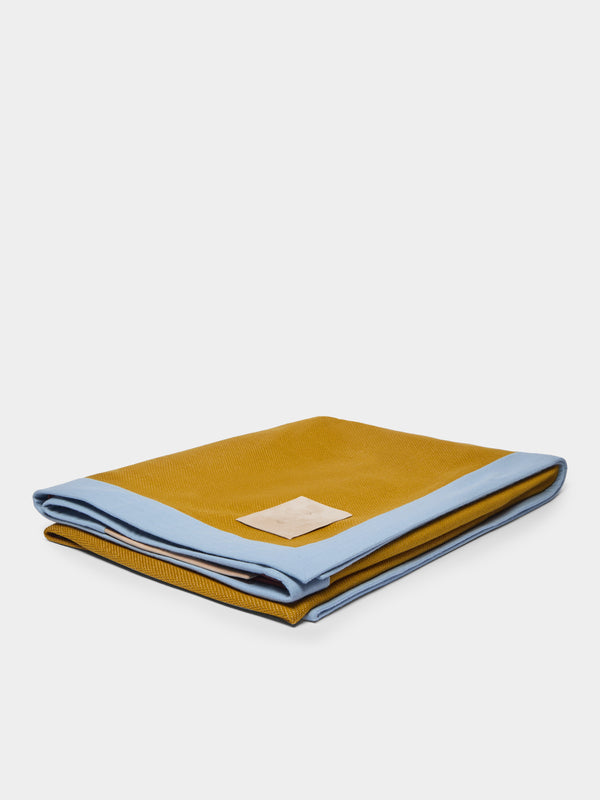 Studio Shamshiri x ABASK - Handwoven Cashmere Irregular-Border Large Blanket -  - ABASK
