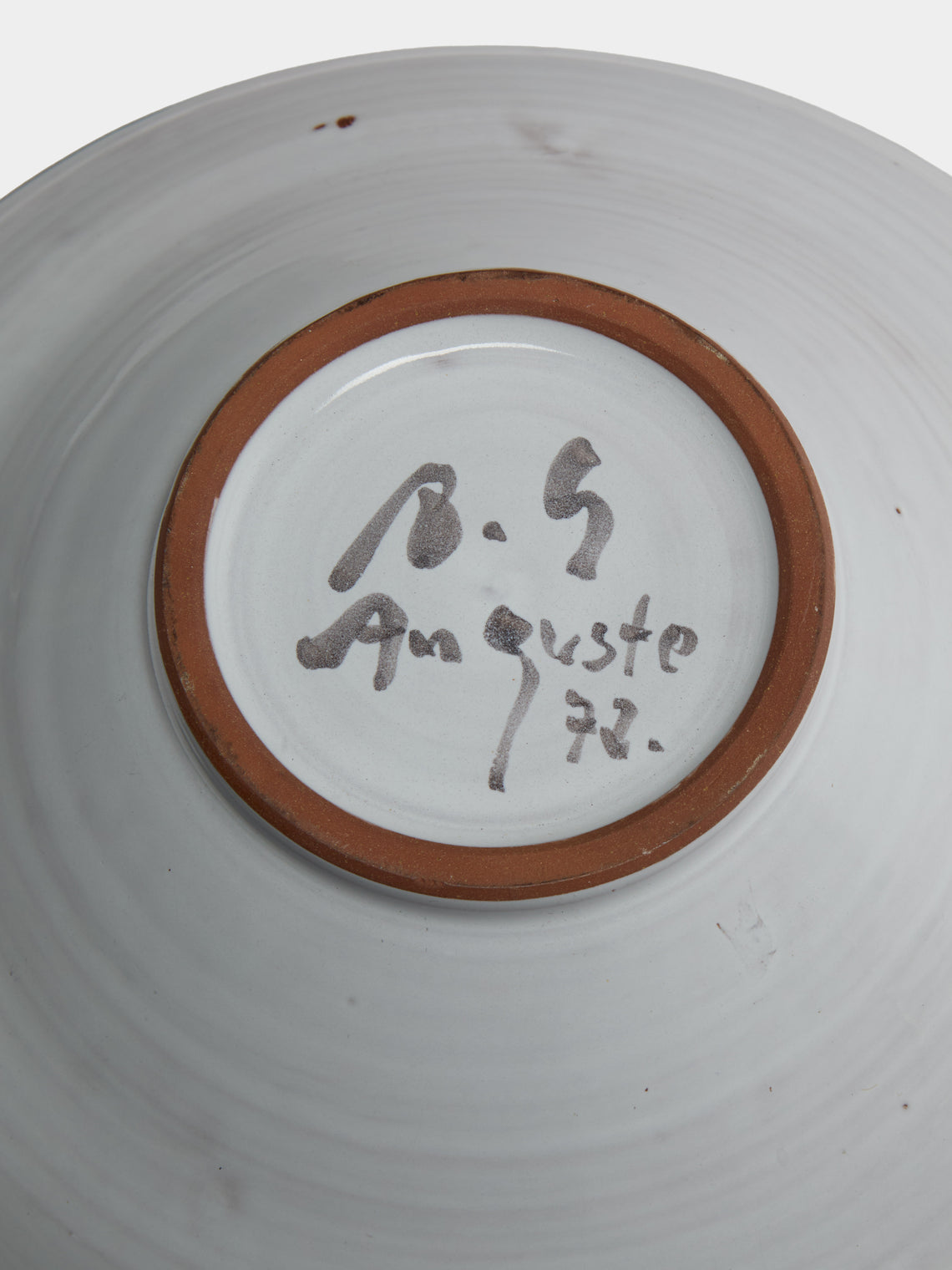 Antique and Vintage - Mid-Century Salad Bowl - White - ABASK