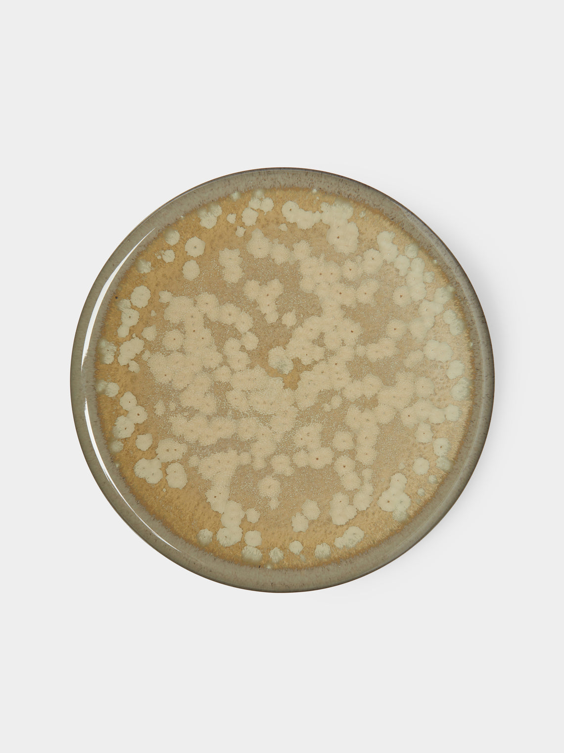 Jaune de Chrome - Basmati Bubble Porcelain Plate -  - ABASK - 