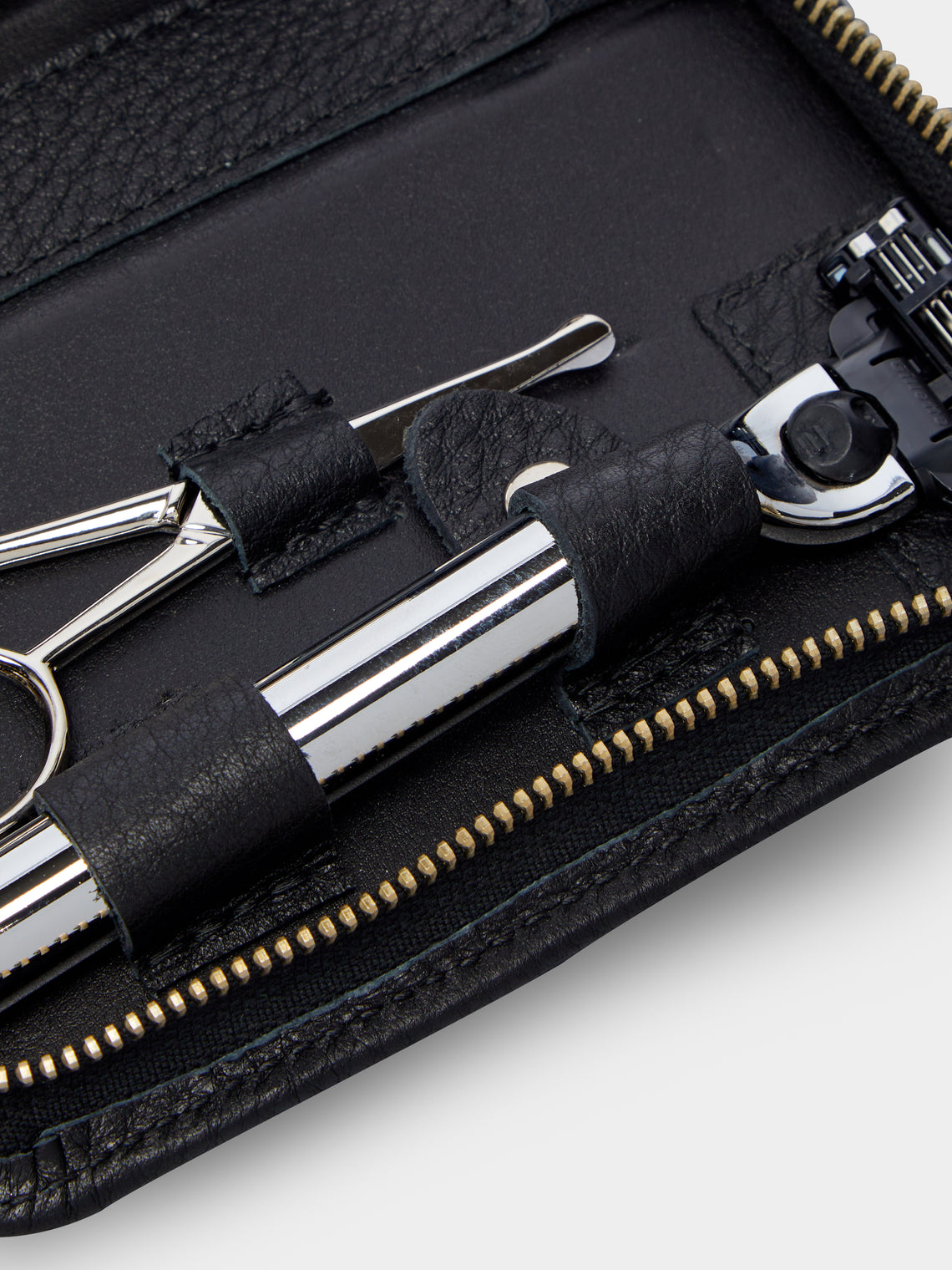 F. Hammann - Leather Travel Grooming Set -  - ABASK