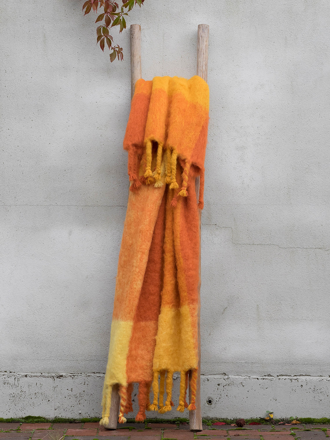 Lena Rewell - Valmu Handwoven Mohair Blanket (71in/1.8m) -  - ABASK