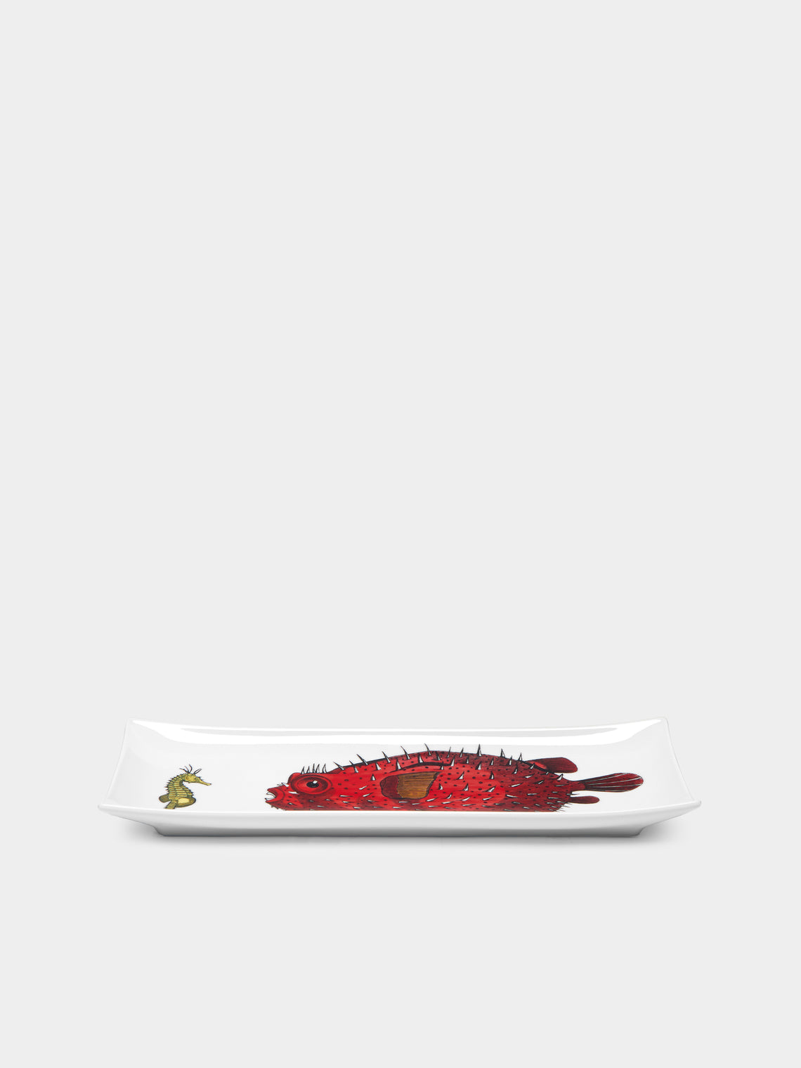 Fornasetti - Affronto Hand-Painted Porcelain Tray -  - ABASK