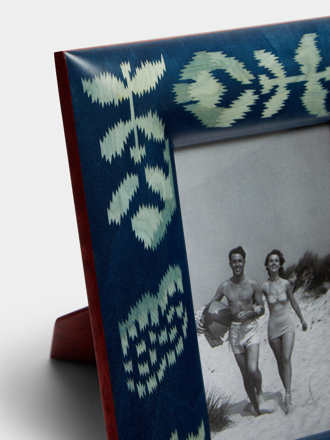 Silvia Furmanovich - Ikat Marquetry Wood Photo Frame -  - ABASK