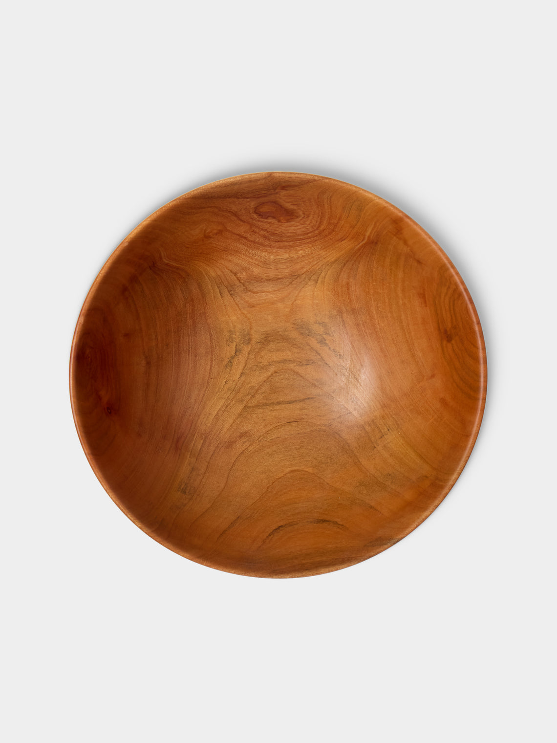 Thursday Furniture - Hand-Turned Cherry Footed Bowl - Brown - ABASK