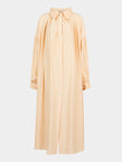 Marta Ferri - Martini Silk Long Dress - Cream - ABASK - 