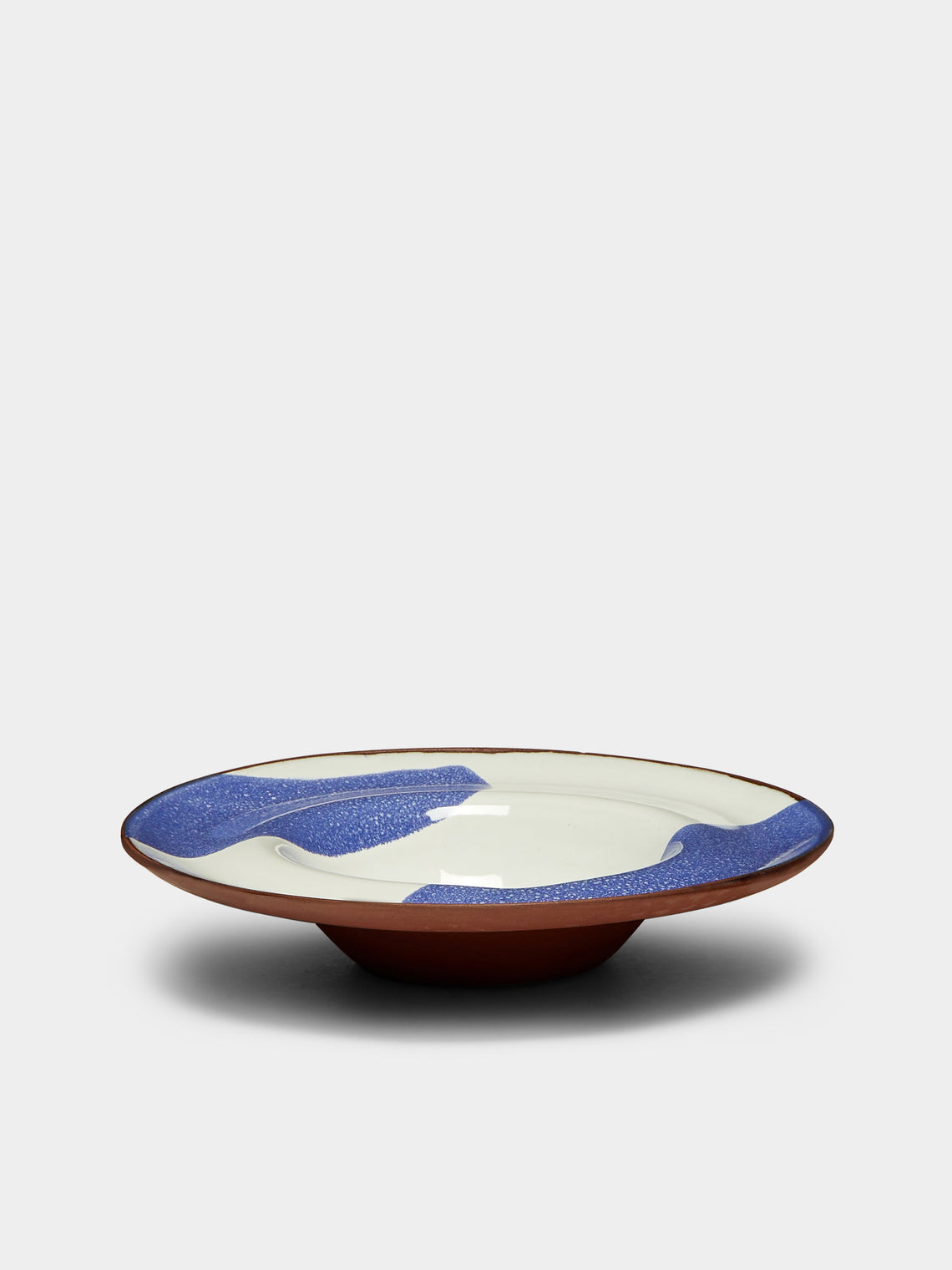 Silvia K Ceramics - Hand-Glazed Terracotta Rimmed Bowls (Set of 4) -  - ABASK