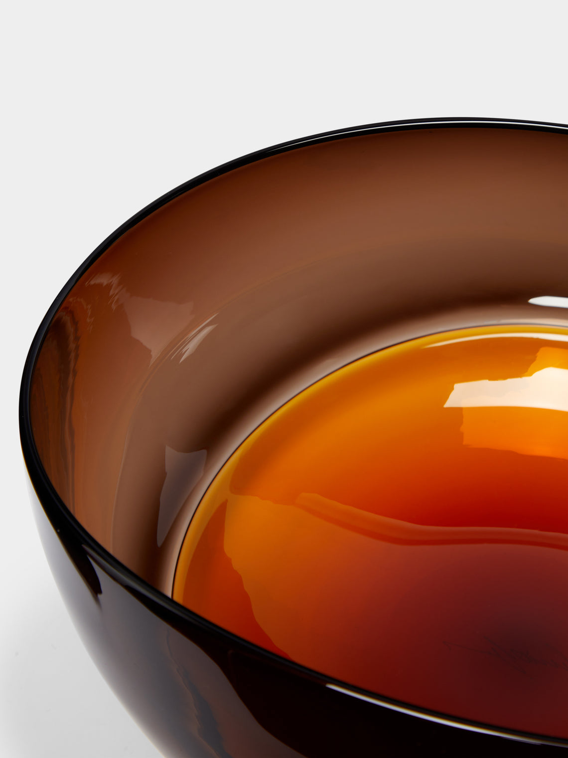 Stewart Hearn - Oval Encalmo Hand-Blown Glass Bowl -  - ABASK