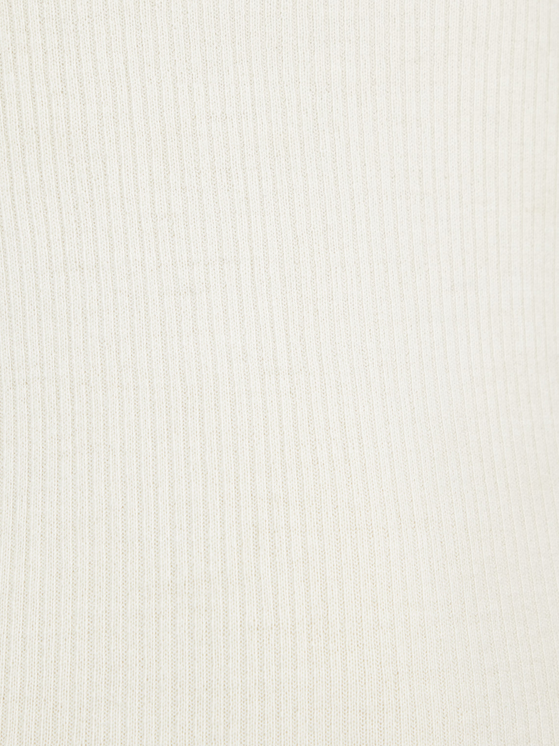 Ryan Roche - Cashmere Featherweight Ribbed Tank Top | Size: S - Cream - ABASK