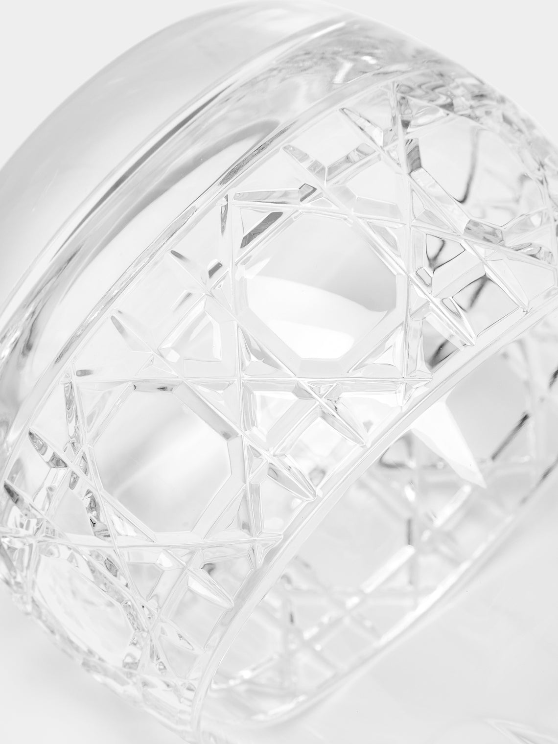 Cristallerie De Montbronn - Jacquard Hand-Blown Crystal Wine Decanter -  - ABASK