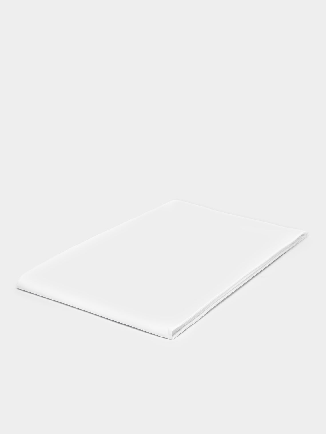 Loretta Caponi - Deco Cotton King-Size Bottom Sheet - White - ABASK