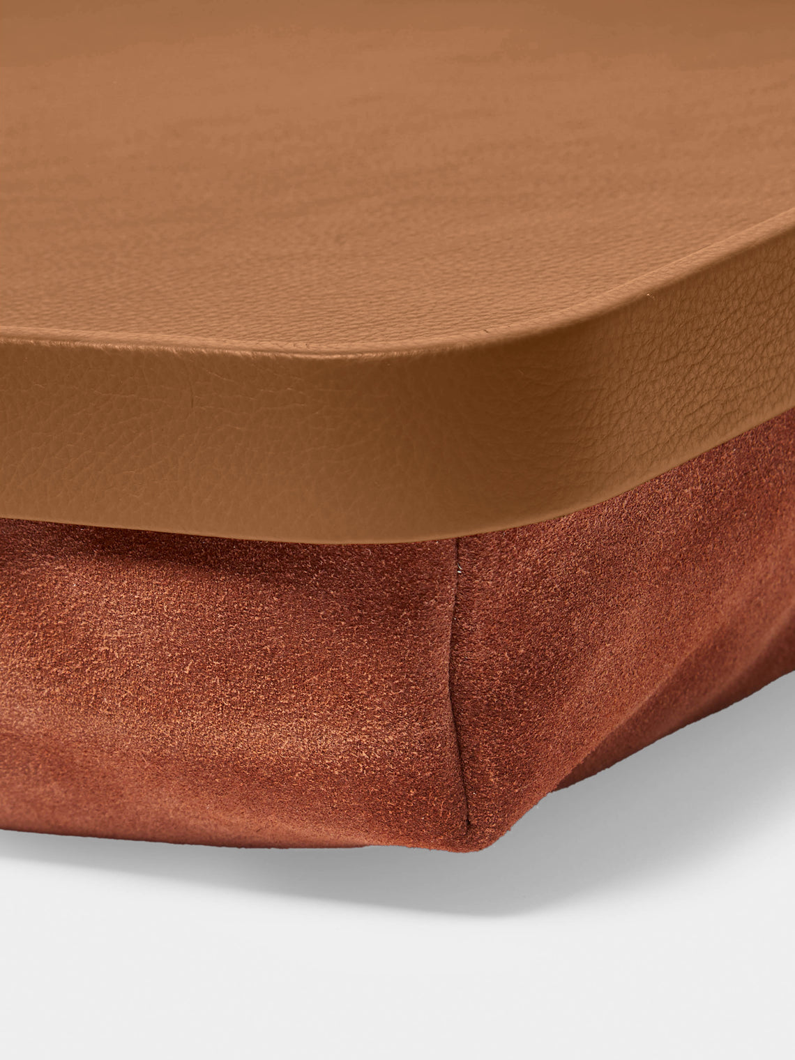 Giobagnara x Poltrona Frau - Leather Laptop Tray (17.5in/44.5cm) - Tan - ABASK