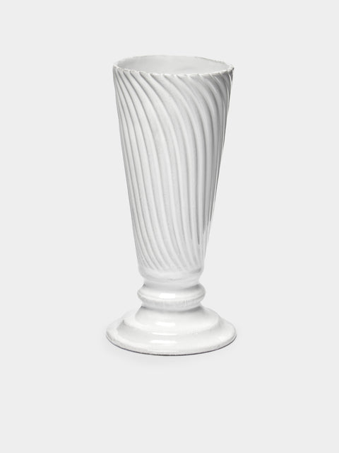 Astier de Villatte - Peggy Hand-Glazed Ceramic Vase -  - ABASK - 