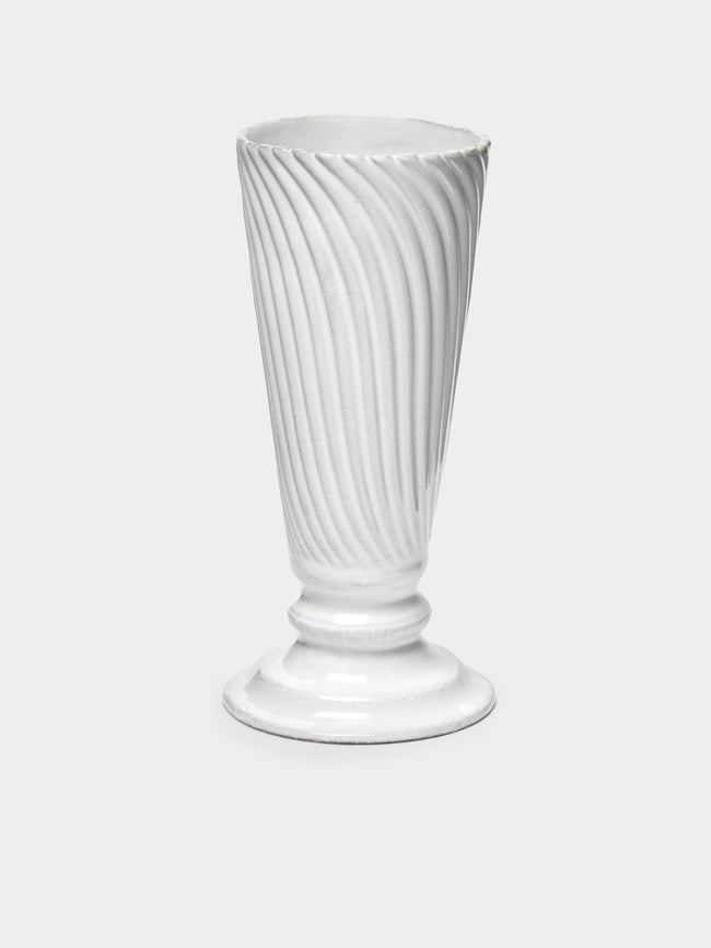 Astier de Villatte - Peggy Hand-Glazed Ceramic Vase -  - ABASK - 
