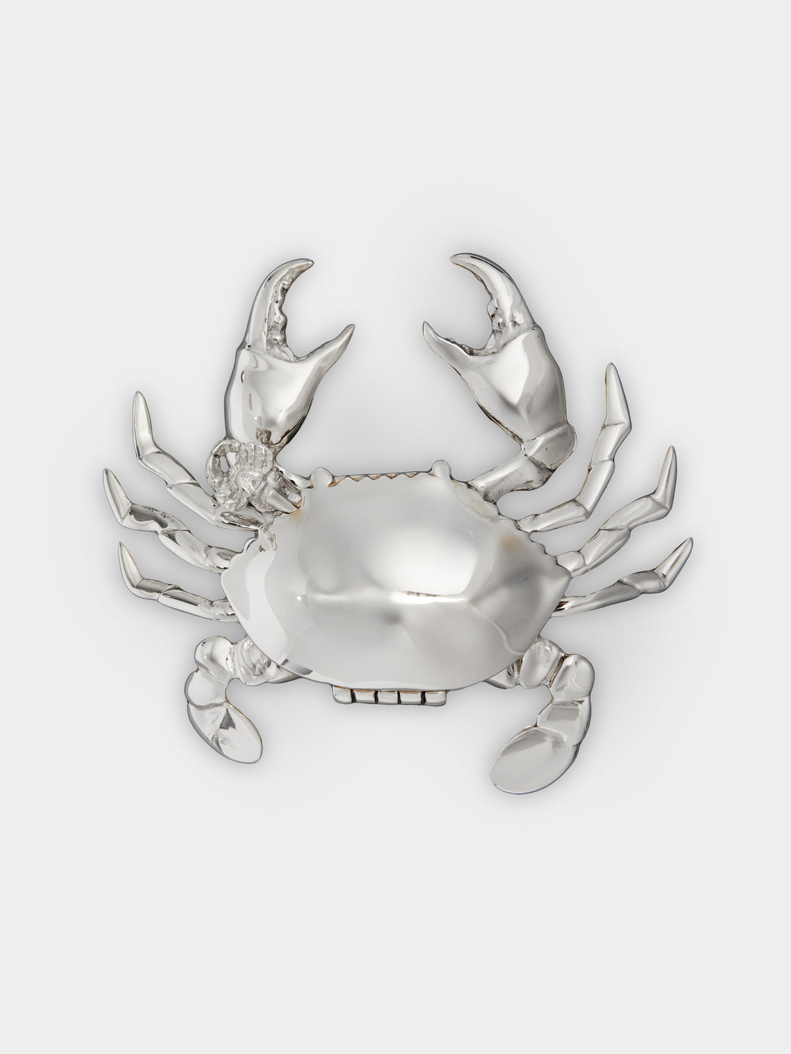 Jarosinski & Vaugoin - Crab Sterling Silver and Gold Vermeil Salt Cellar with Spoon -  - ABASK