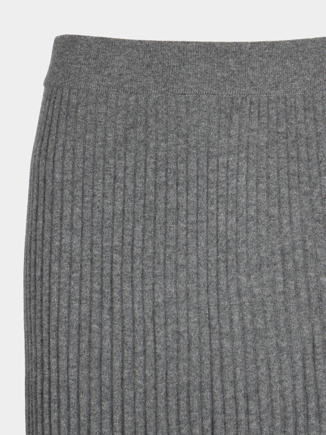 Arch4 - Isla Baby Goat Cashmere Long Skirt | Size: S - Gray - ABASK