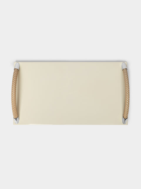 Riviere - Woven Leather Tray -  - ABASK - 