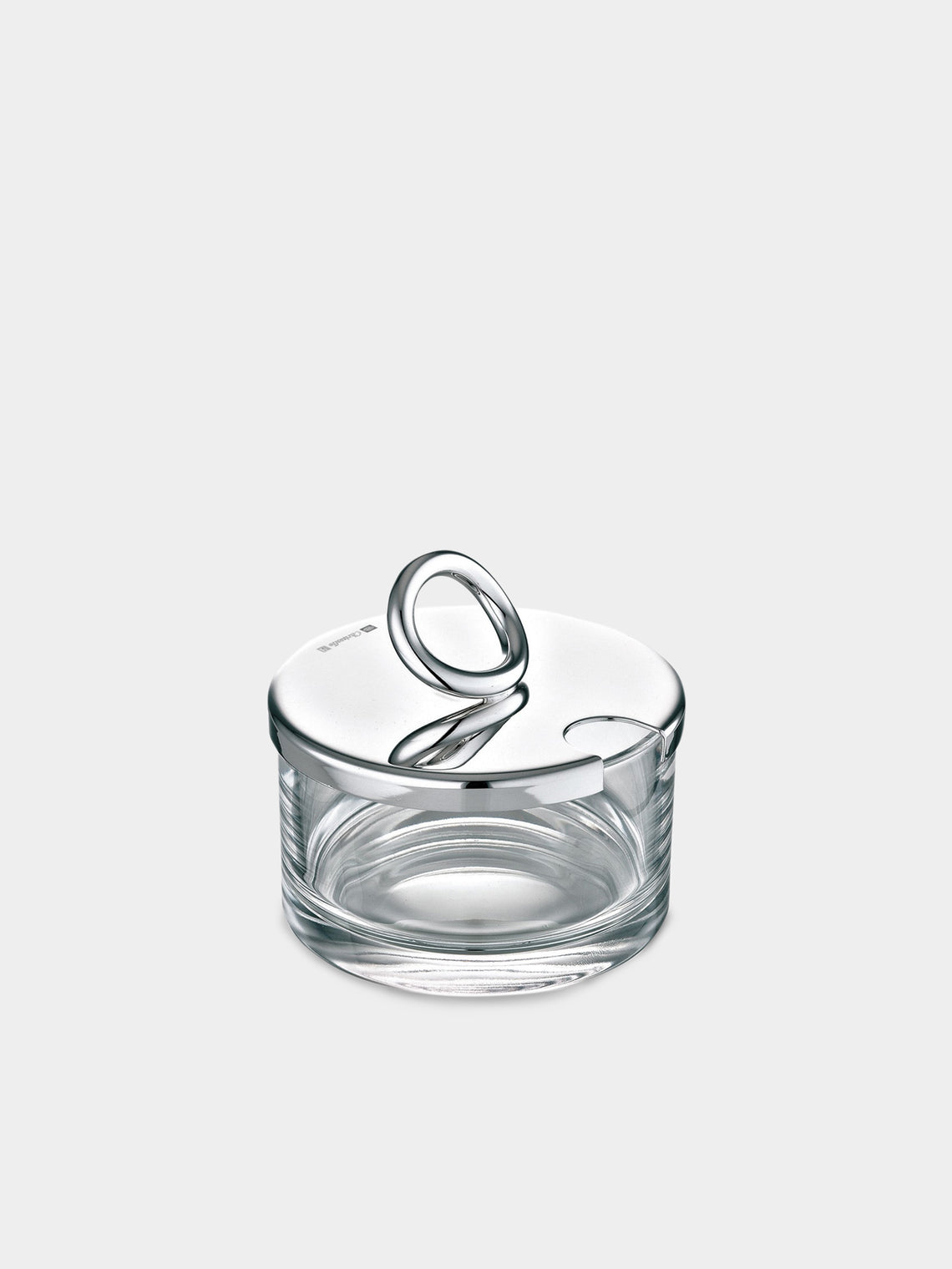 Christofle - Vertigo Glass and Silver-Plated Cheese / Jam Dish - Clear - ABASK - 