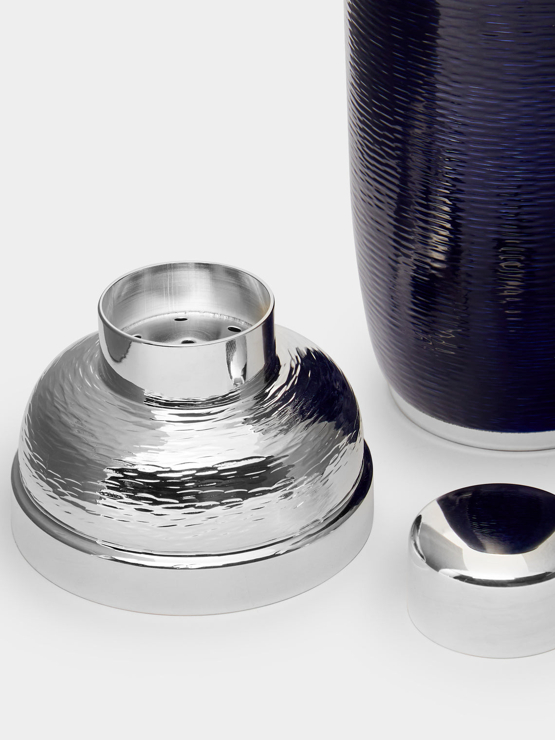 Zanetto - Enamelled Silver-Plated Cocktail Shaker -  - ABASK