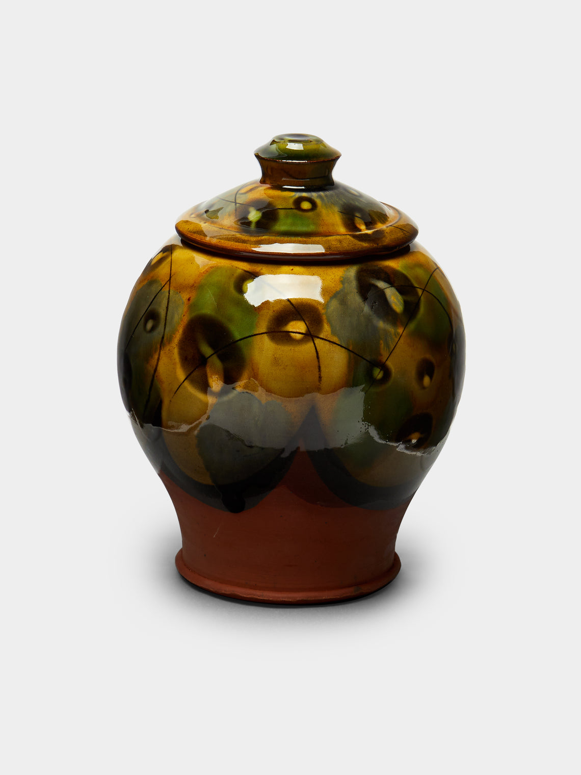 Mike Parry - Slipware Lidded Jar -  - ABASK - 