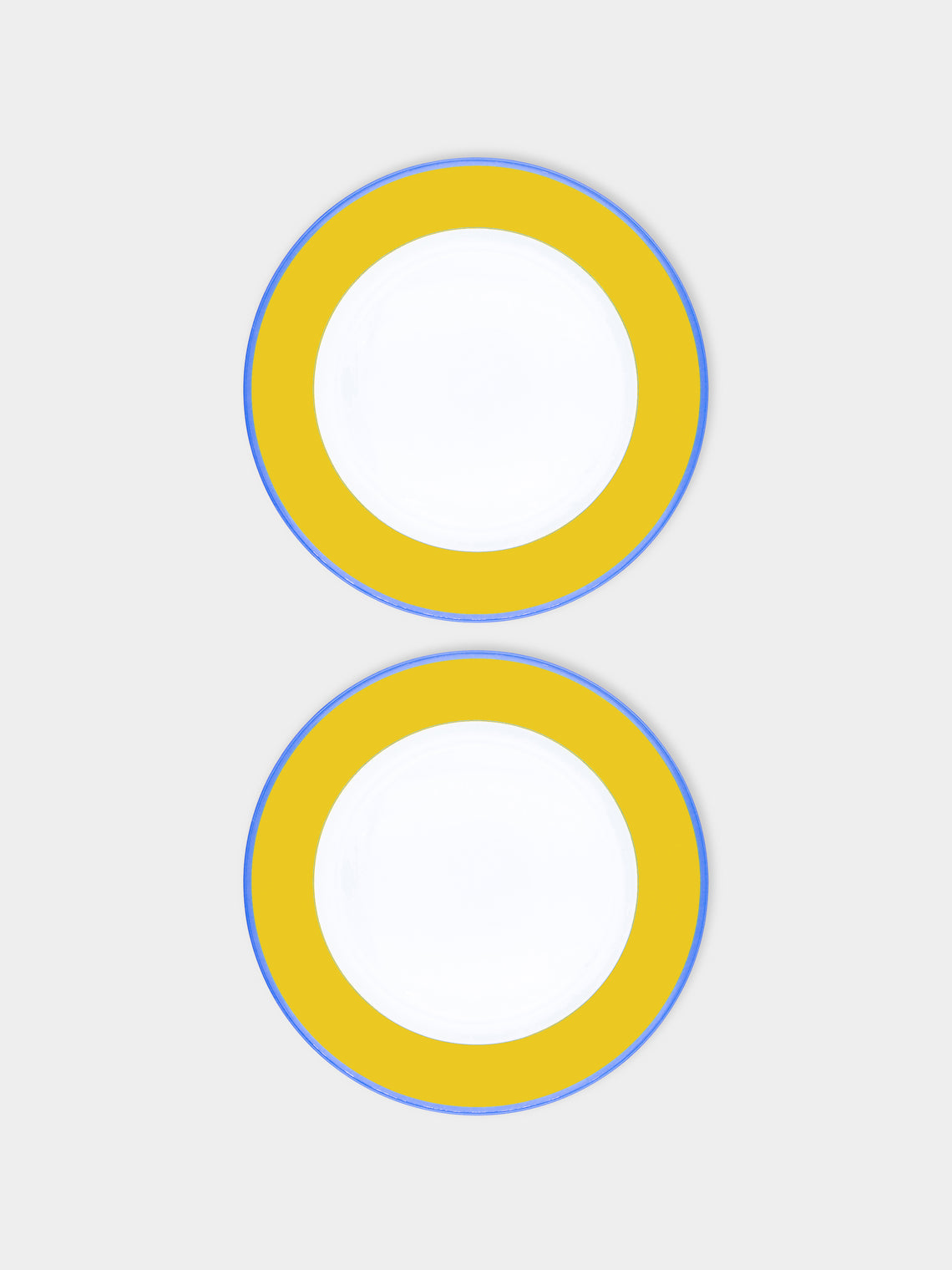 Robert Haviland & C. Parlon - Monet Porcelain Charger Plates – 12in/30cm (Set of 2) - Yellow - ABASK 