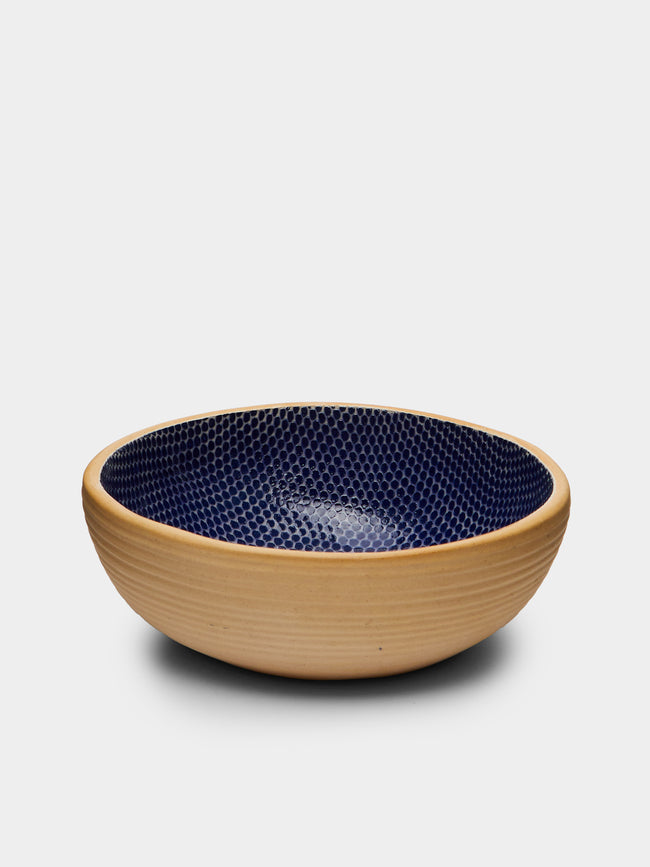 Terrafirma Ceramics - Hand-Printed Ceramic Soup Bowls (Set of 4) -  - ABASK - 