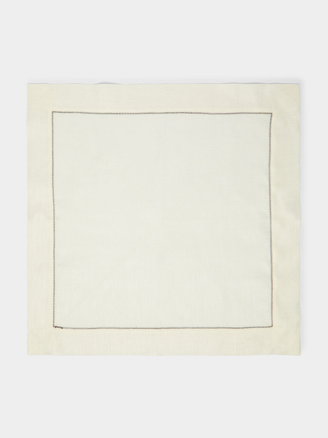 Peter Speliopoulos Projects - Hem-Stitch Linen Napkins (Set of 4) -  - ABASK