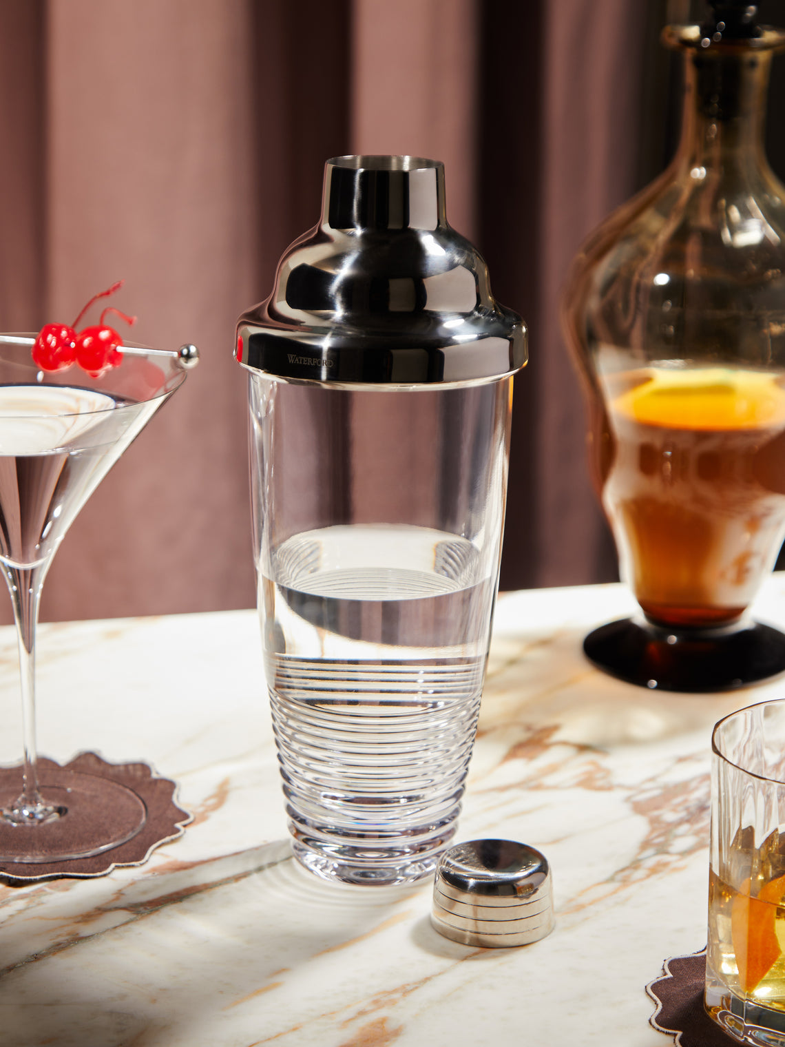 Waterford - Circon Hand-Blown Crystal Cocktail Shaker - Clear - ABASK