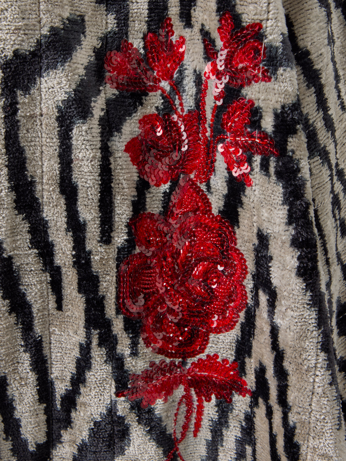 Nazzy Beglari - Women's Hand-Loomed Ikat Silk Reversible Robe | One Size - Multiple - ABASK