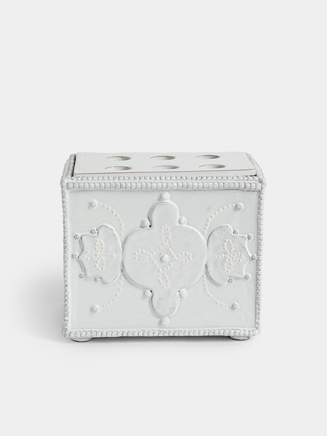 Emily Mitchell - Hand-Built Ceramic Bough Vase - White - ABASK - 