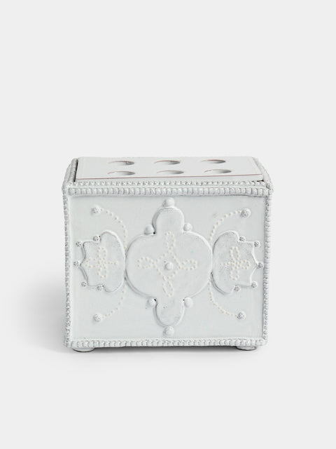 Emily Mitchell - Hand-Built Ceramic Bough Vase - White - ABASK - 