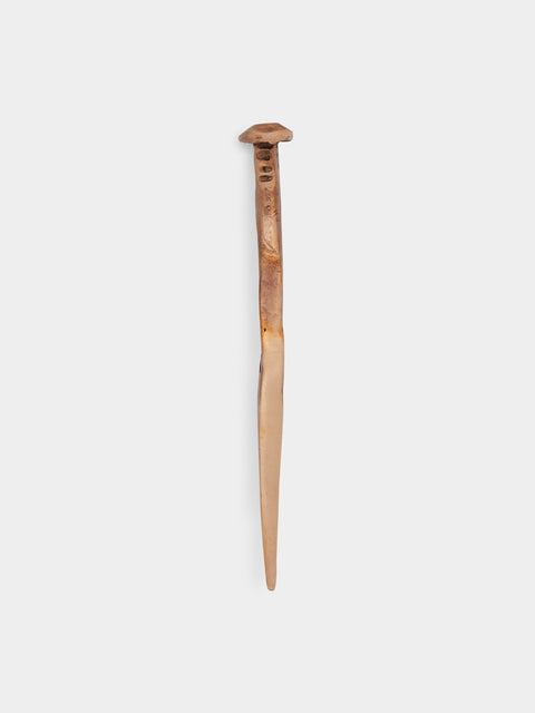 Osanna Visconti - Chiodo Hand-Cast Bronze Letter Opener -  - ABASK - 