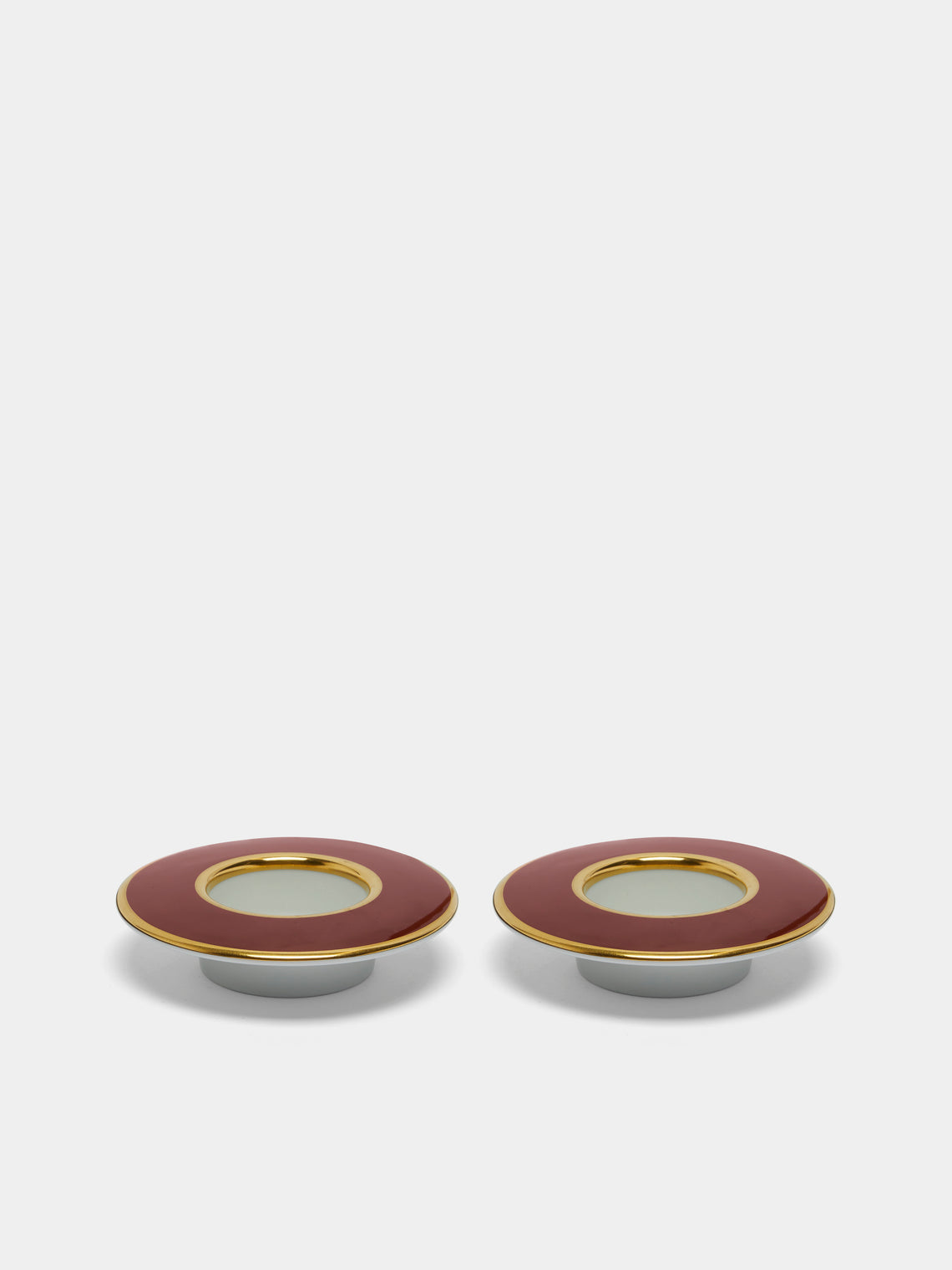 Augarten - Hand-Painted Porcelain Tealight Holders (Set of 2) -  - ABASK