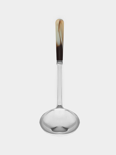 Alain Saint-Joanis - Iris Marbled Resin Soup Ladle -  - ABASK - 