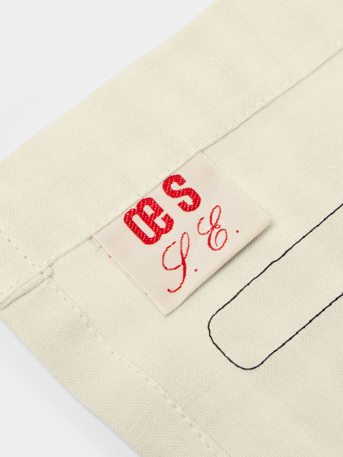Oeuvres Sensibles - Bistrot Hand-Embroidered Linen Placemats (Set of 4) -  - ABASK