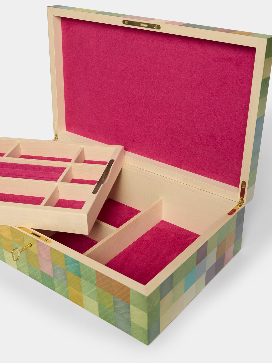 Kevin Stamper - Hibiscus Wood Jewelry Box - Multiple - ABASK