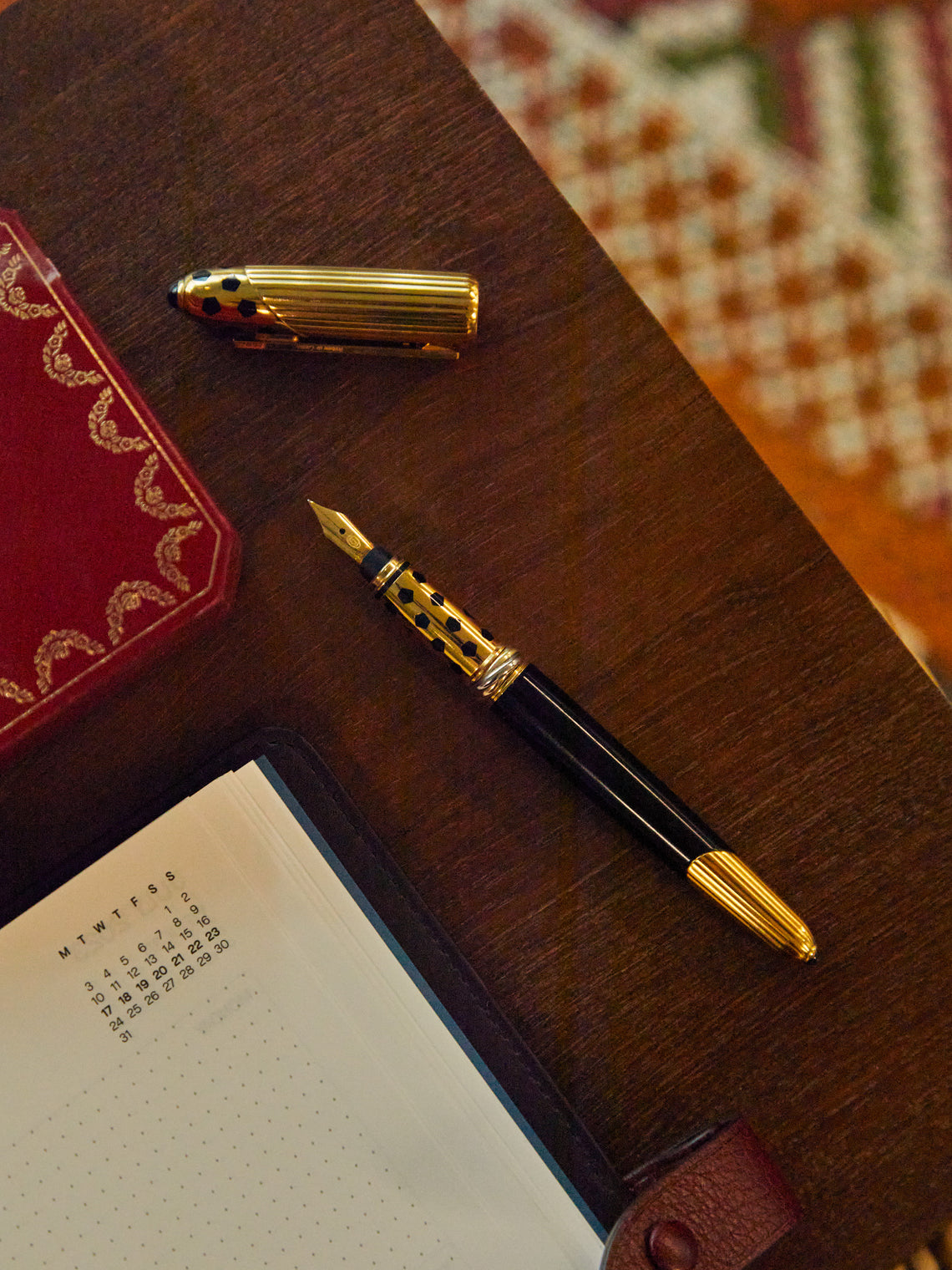 Antique and Vintage - 1990s Panthère de Cartier 18kt Gold Fountain Pen -  - ABASK