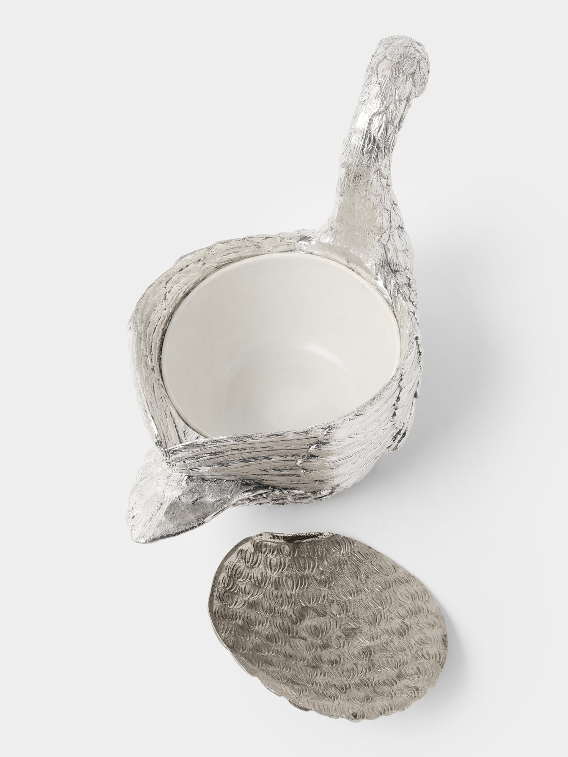 Antique and Vintage - 1970s Mauro Manetti Duck Silver-Plated Ice Bucket - Silver - ABASK