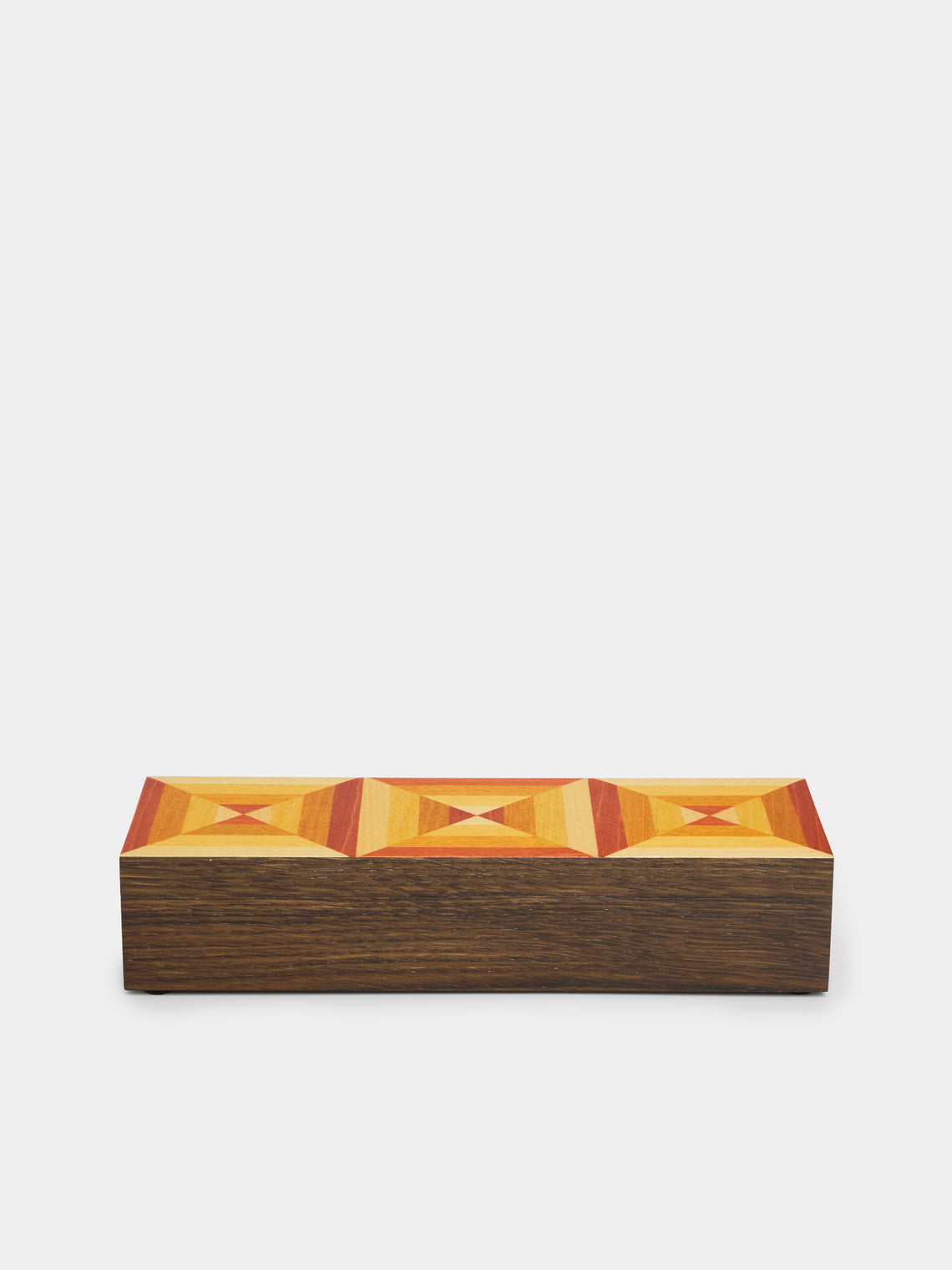Kevin Stamper - Albers Wood Desk Box - Yellow - ABASK - 