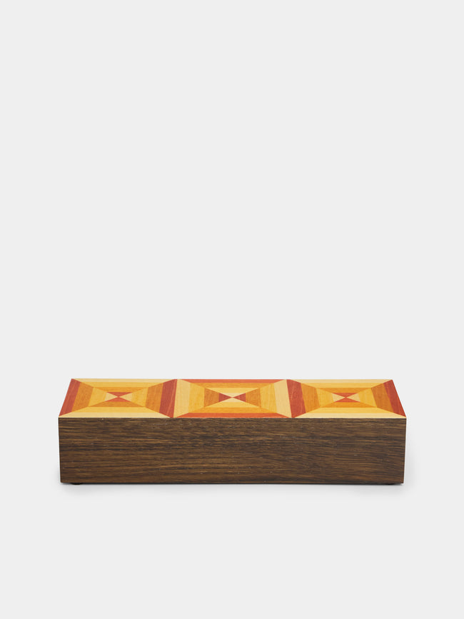 Kevin Stamper - Albers Wood Desk Box - Yellow - ABASK - 