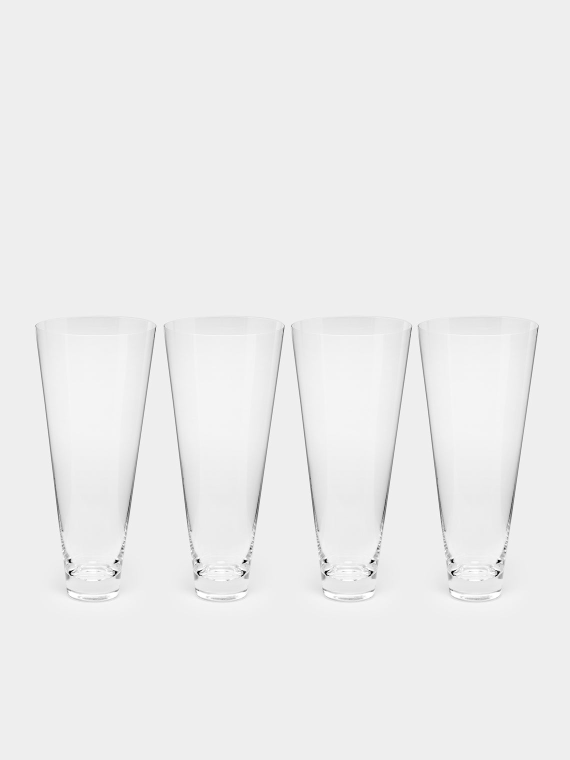 Deborah Ehrlich - Hand-Blown Crystal Pilsner Glasses (Set of 4) -  - ABASK