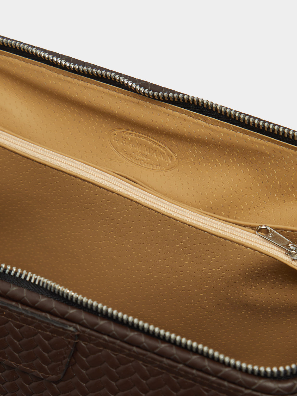 F. Hammann - Leather Large Wash Bag -  - ABASK