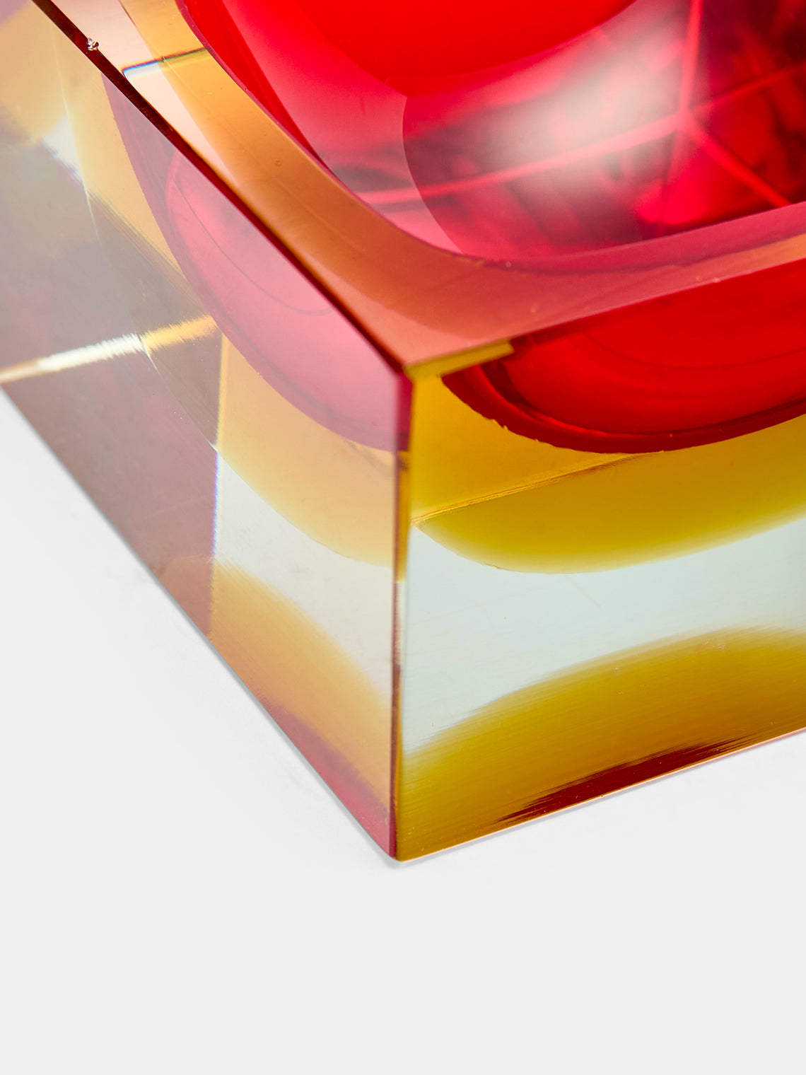 Antique and Vintage - 1950s Sommerso Murano Glass Ashtray -  - ABASK