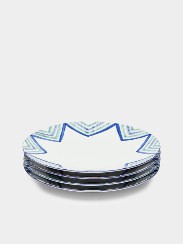 Molecot - Mallorca Porcelain Dessert Plates (Set of 4) -  - ABASK