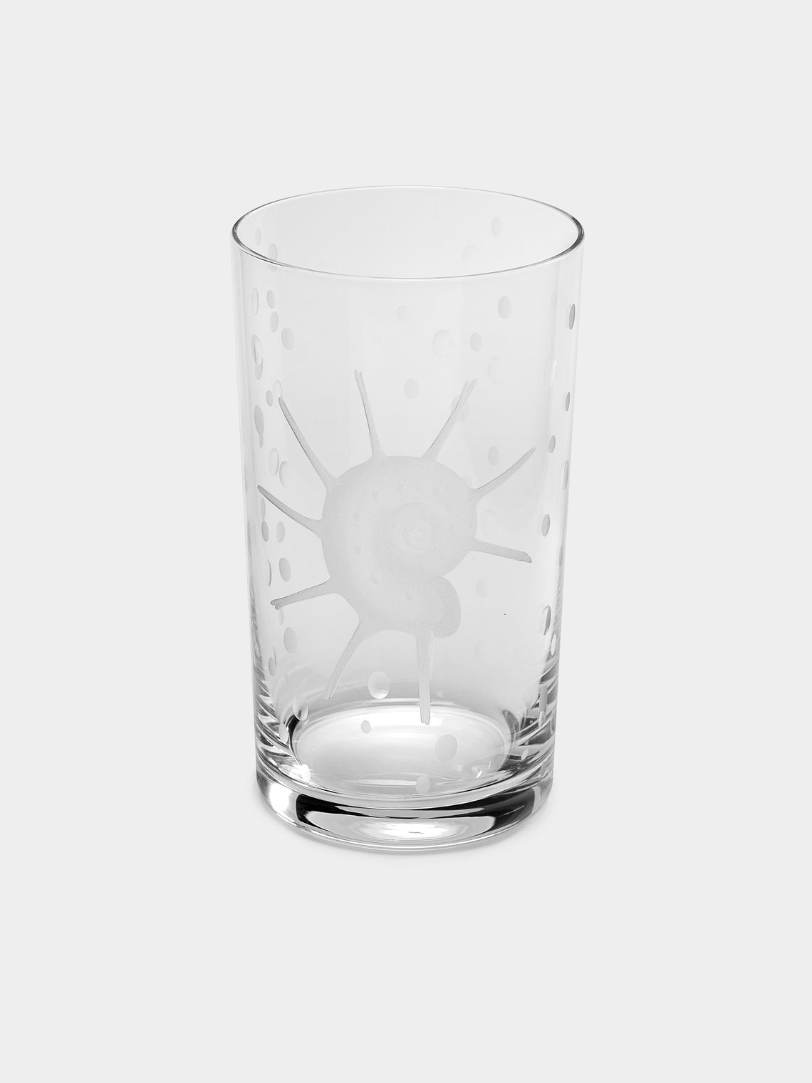 Artel - Sea Life Hand-Engraved Crystal Tall Tumblers (Set of 6) -  - ABASK