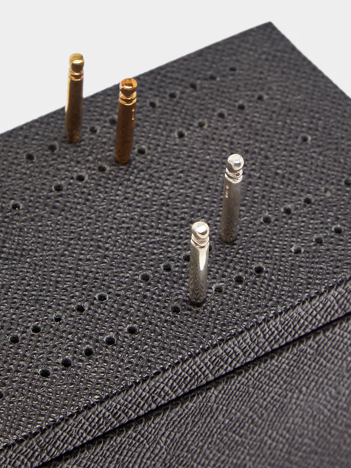 Geoffrey Parker - Leather Dominoes and Cribbage Set - Black - ABASK