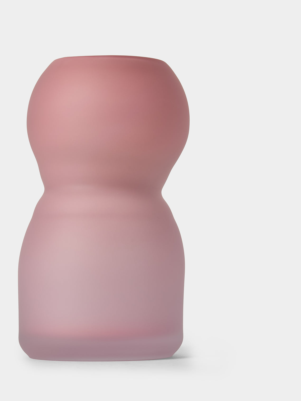David Valner - Fungus Hand-Blown Glass Vase (9in/23cm) - Pink - ABASK
