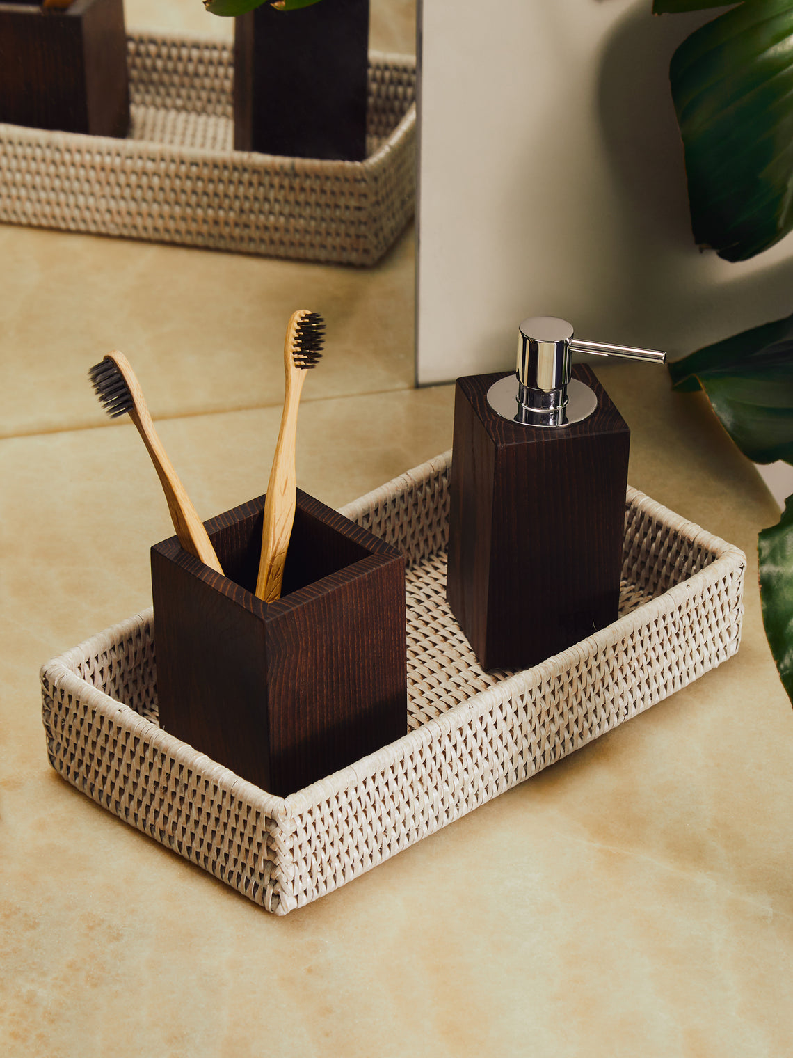 Decor Walther - Handwoven Rattan Tray -  - ABASK