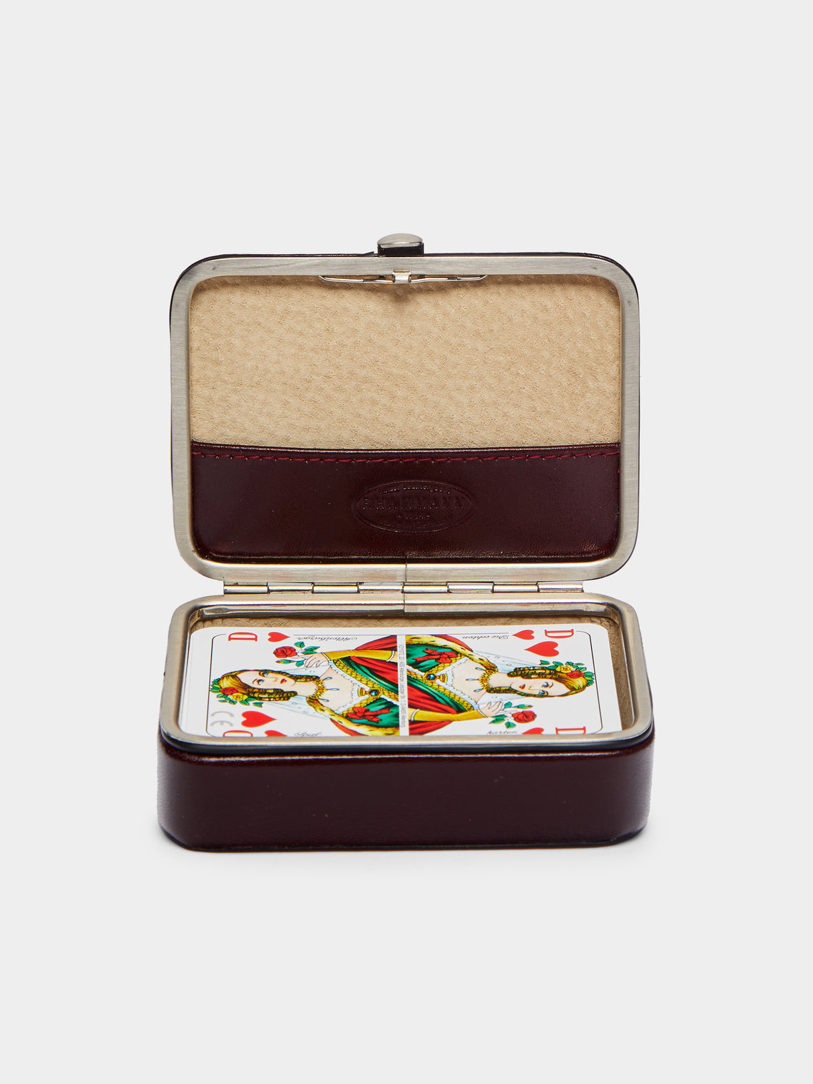 F. Hammann - Leather Playing Cards Set -  - ABASK